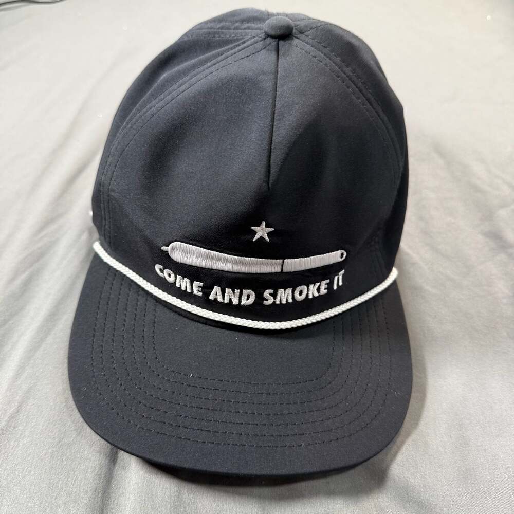 Come And Smoke It Homestead Embroidered Snapback Hat Cap
